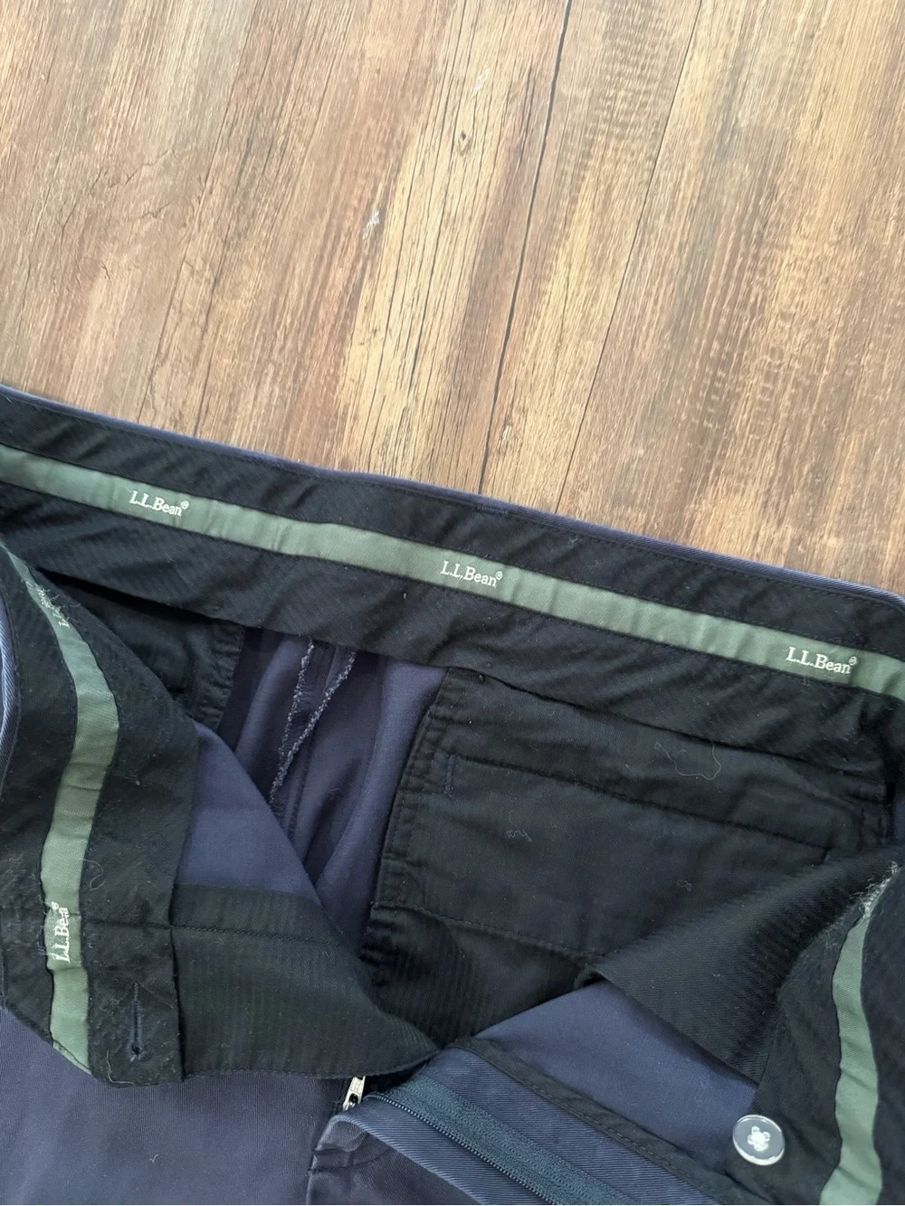 L.L. Bean Men's Navy Dress Trousers